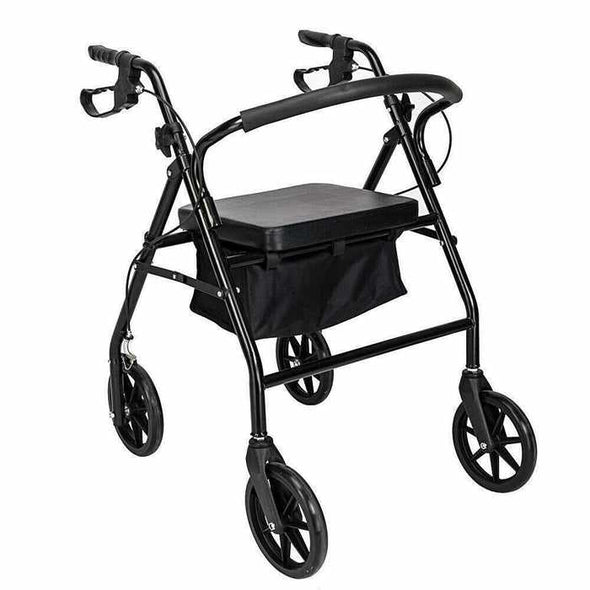 4 Wheel Lightweight Rollator Walker With Seat - Aroflit