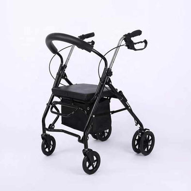 4 Wheel Lightweight Rollator Walker With Seat - Aroflit