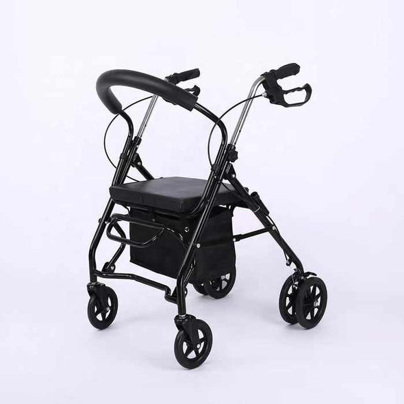 4 Wheel Lightweight Rollator Walker With Seat - Aroflit