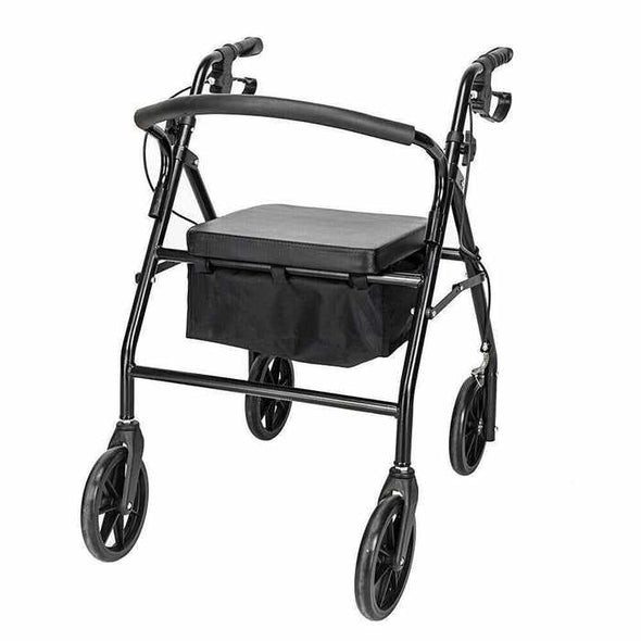 4 Wheel Lightweight Rollator Walker With Seat - Aroflit