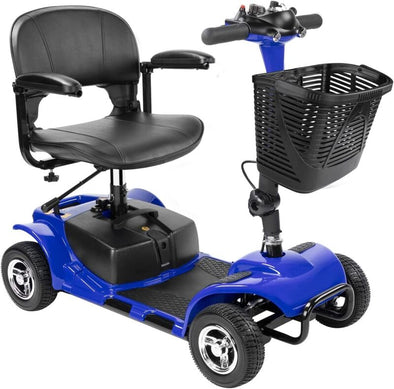 4 - Wheel Mobility Scooter – Folding Power Wheelchair for Home & Travel - Aroflit
