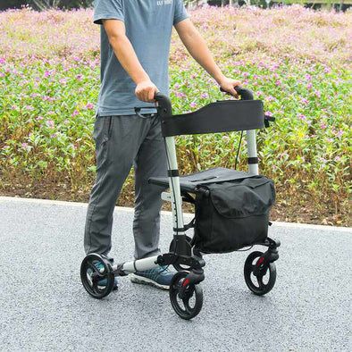 4 Wheel Rollator Walker With Seat - Aroflit