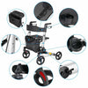 4 Wheel Rollator Walker With Seat - Aroflit