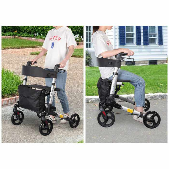 4 Wheel Rollator Walker With Seat - Aroflit