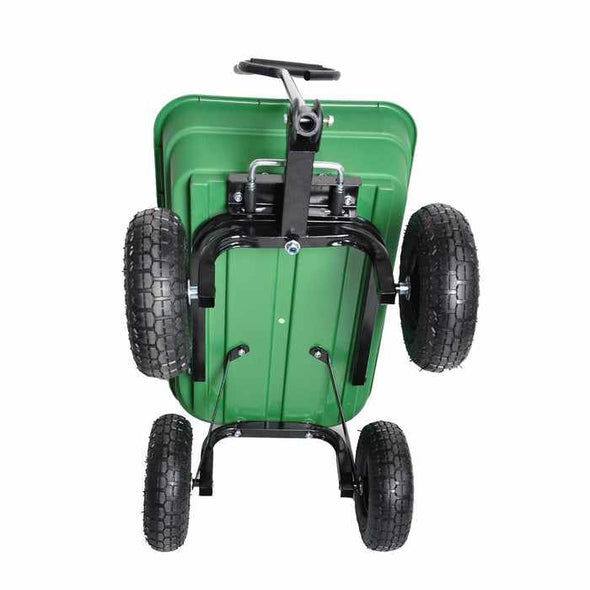 4 Wheeled Garden Wheelbarrow﻿ Lawn Carts - Aroflit