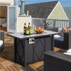 43 - Inch Propane Fire Pit Table with 50,000 BTU Burner & Protective Cover - Aroflit