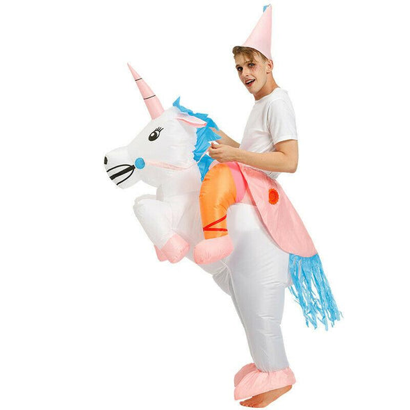 Funny Inflatable Blow-Up Adult Halloween Costume, Fun Party Suit