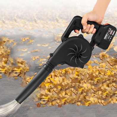 Handheld Cordless Electric Leaf Blower with Battery & Suction Feature