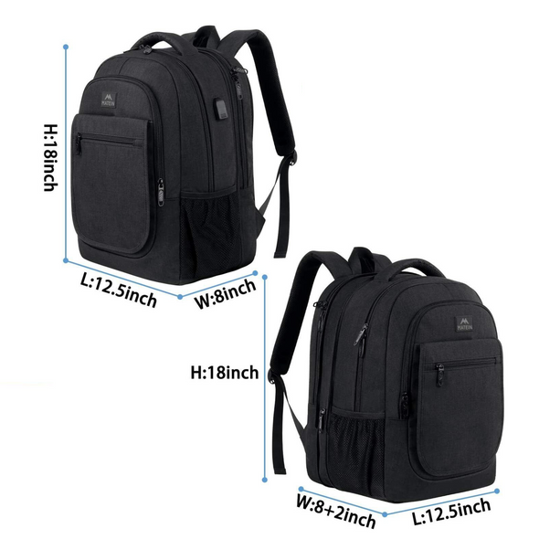 Large Men’s Expandable Business Travel Backpack