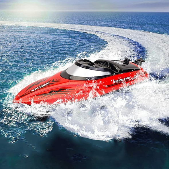 Ultra Fast Waterproof RC Speed Racing Jet Boat with Brushless Motor