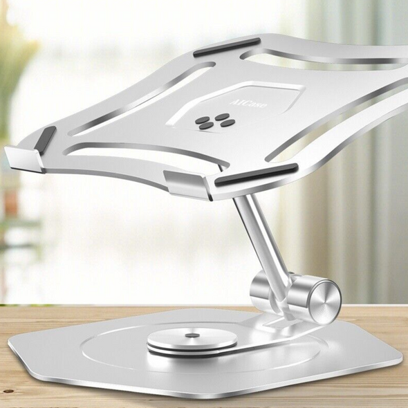 Premium 360° Swivel Rotating Laptop Holder Riser Stand for Desk