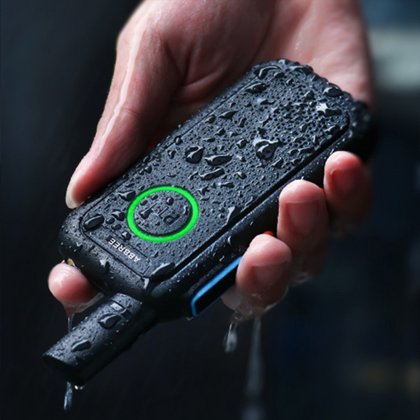Long Distance Waterproof Two-Way Walkie Talkie with Emergency Features
