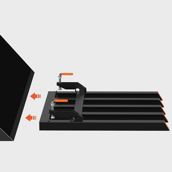 Heavy Duty Skid Steer Loader Fork Attachment - 2500 lbs Capacity