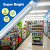 4FT LED Shop Light 6 - Pack, Bright 24W, 2640lm, Energy Efficient - Aroflit