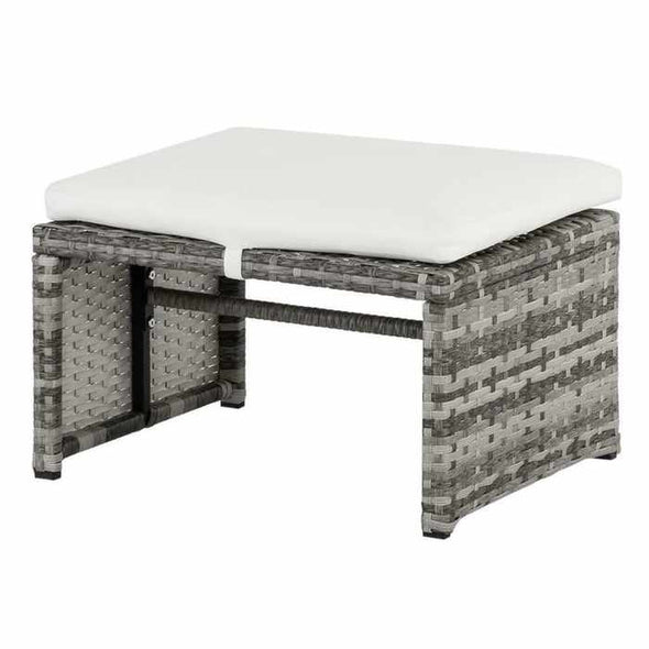 5 Piece Outdoor Wicker Furniture & Cushioned Chair Set-Aroflit
