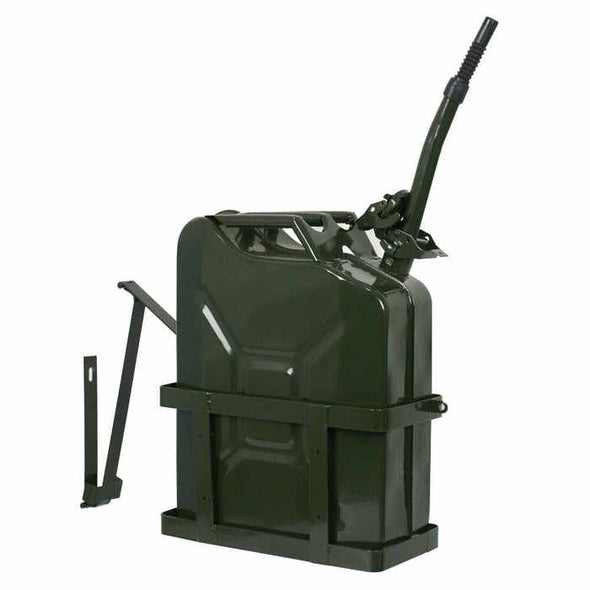 5 Gallon Metal Jerry Gas Can With Holder - Aroflit