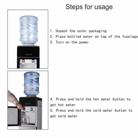 5 Gallon Office Hot & Cold Water Dispenser - Aroflit