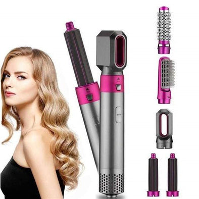 5 - in - 1 Multifunctional Airwrap Hair Styling Tool, Curls, Waves & More - Aroflit