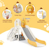 5 in 1 Toddler Slide & Freestanding Kids Playground with Climber, Hoop - Aroflit