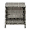 5 Piece Outdoor Wicker Furniture & Cushioned Chair Set - Aroflit