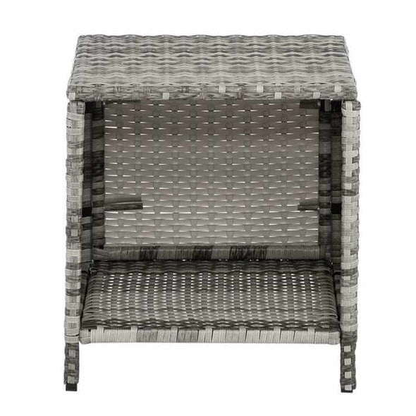 5 Piece Outdoor Wicker Furniture & Cushioned Chair Set - Aroflit