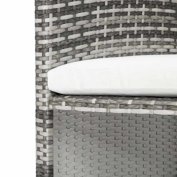 5 Piece Outdoor Wicker Furniture & Cushioned Chair Set - Aroflit