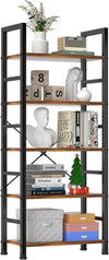 5 Tier Bookcase, Sturdy, Stylish Storage Solution for Books, Plants - Aroflit