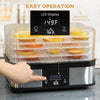 5 Tier Food Dehydrator, 245W Muti - Food Dryer - Aroflit