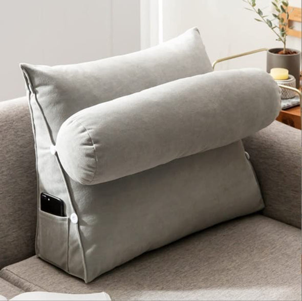 Luxury Adjustable Back Wedge Bed Pillow for Back Pain Relief and Comfort
