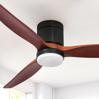 52 - Inch Ceiling Fan Light with Remote Control, Dimmable LED - Aroflit