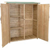 5.8' x 3' Small Wooden Outdoor Garden Storage Shed Kits - Aroflit