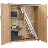 5.8' x 3' Small Wooden Outdoor Garden Storage Shed Kits - Aroflit
