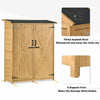 5.8' x 3' Small Wooden Outdoor Garden Storage Shed Kits - Aroflit