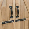 5.8' x 3' Small Wooden Outdoor Garden Storage Shed Kits - Aroflit