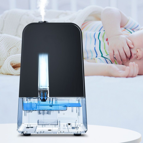 Portable 6L Ultrasonic Cool Mist Air Humidifier for Bedroom and Home