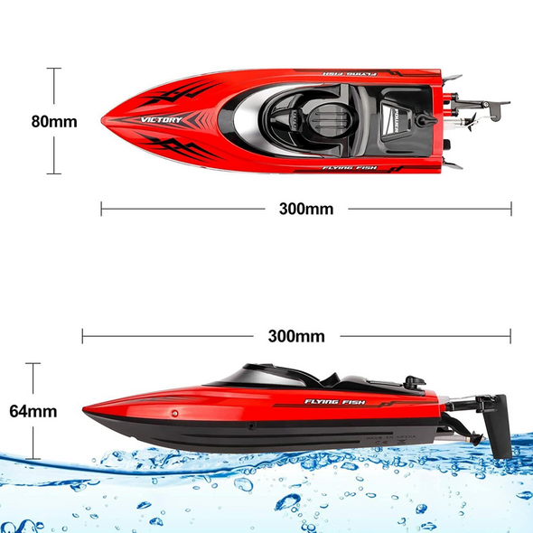 Ultra Fast Waterproof RC Speed Racing Jet Boat with Brushless Motor