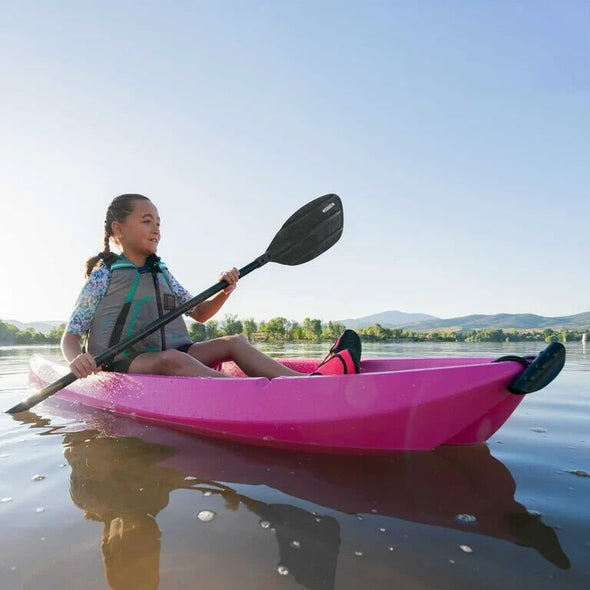 6 ft Lightweight Pink Youth Kayak with UV Protection for Kids - Aroflit
