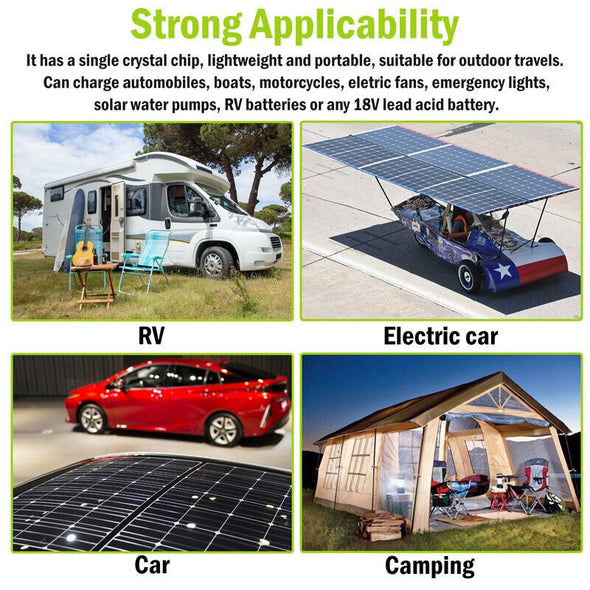 6000W Solar Panel Kit 100A Home Power Generator with 110V Grid System - Aroflit