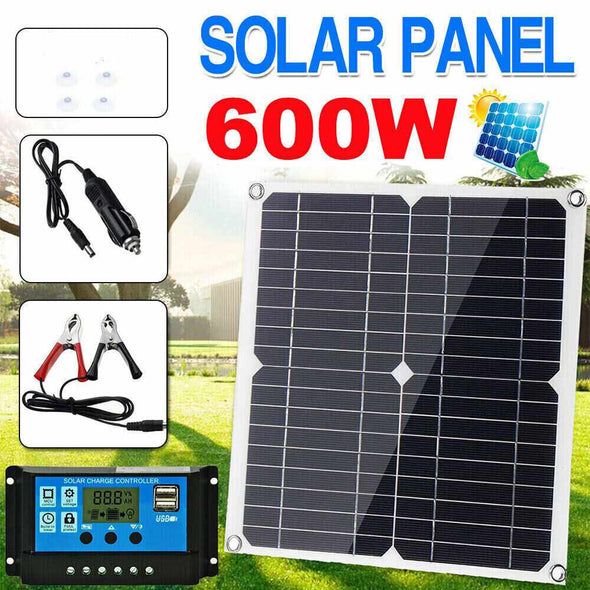 600W Solar Panel Kit Battery Charger & 100A Controller