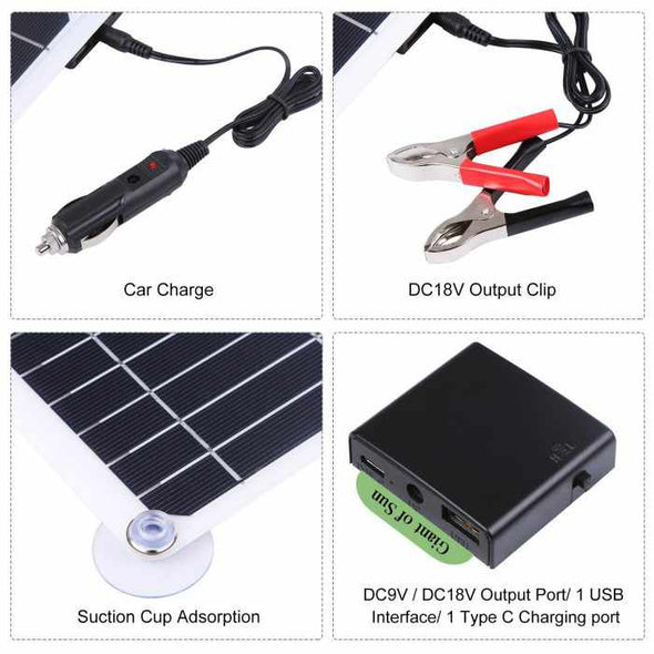 600W Solar Panel Kit Battery Charger & 100A Controller