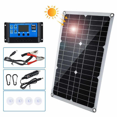 600W Solar Panel Kit Battery Charger & 100A Controller