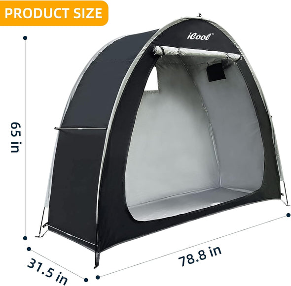 Bike Tent, Waterproof Storage for Bikes, Outdoor Gear with Ventilation