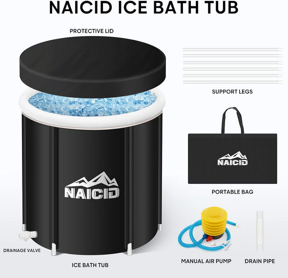 IceFix 2.0 Recovery Ice Bath, Portable Cold Therapy for Fast Recovery