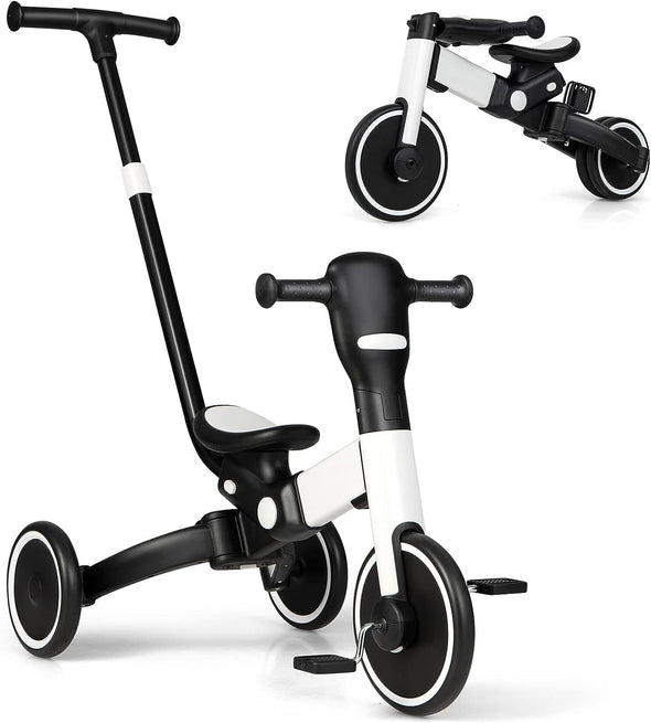 HoneyJoy InspireRide 4-in-1 Toddler Tricycle Bike, Safe & Fun