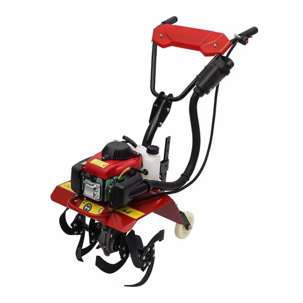 63cc Gas Powered Rototiller Garden Tiller Cultivator for Soil Prep - Aroflit