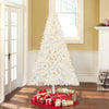 6.5 ft Artificial Christmas Tree with 300 Pre - Strung Mini Lights - Aroflit