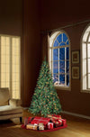 6.5 ft Artificial Christmas Tree with 300 Pre - Strung Mini Lights - Aroflit