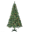 6.5 ft Artificial Christmas Tree with 300 Pre - Strung Mini Lights - Aroflit