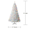 6.5 ft Artificial Christmas Tree with 300 Pre - Strung Mini Lights - Aroflit