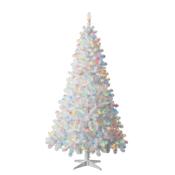 6.5 ft Artificial Christmas Tree with 300 Pre - Strung Mini Lights - Aroflit